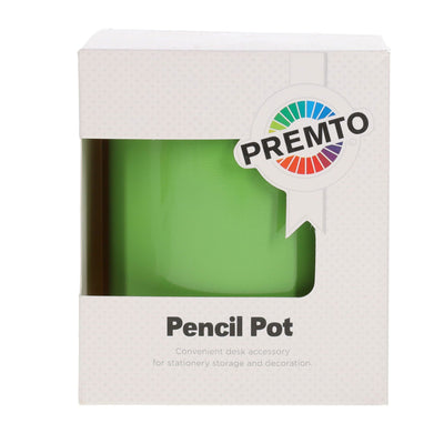 Premto Tin Pencil Pot - Caterpillar Green