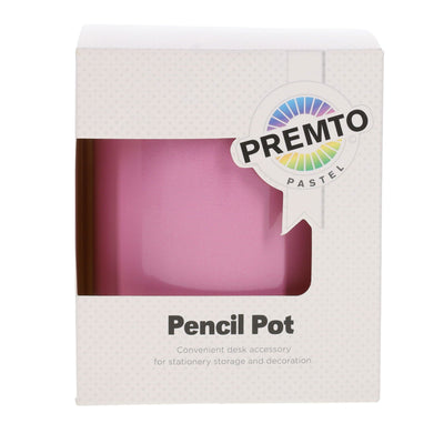 Premto Pastel Tin Pencil Pot - Pink Sherbet