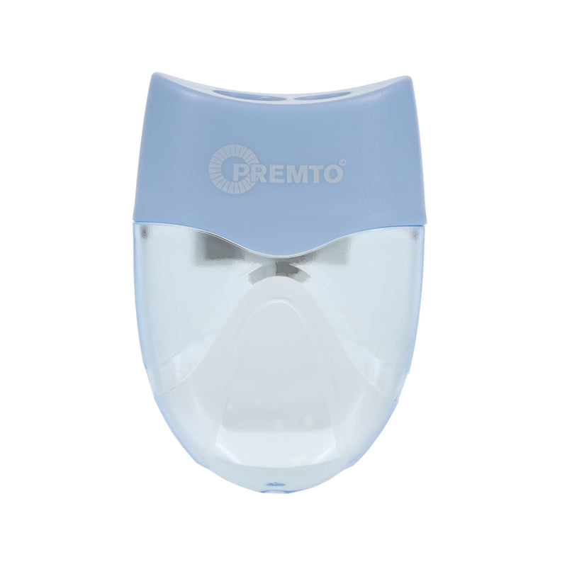 Premto Pastel Twin Hole Sharpener - Cornflower Blue