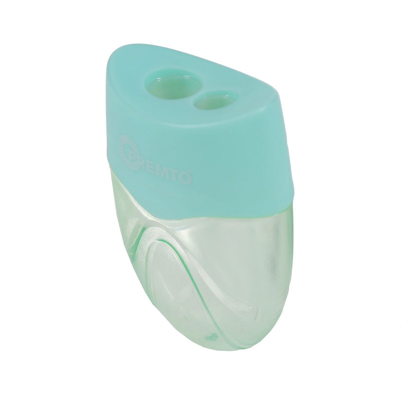 Premto Pastel Twin Hole Sharpener - Mint Magic