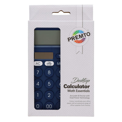 Premto Desktop Calculator - Admiral Blue