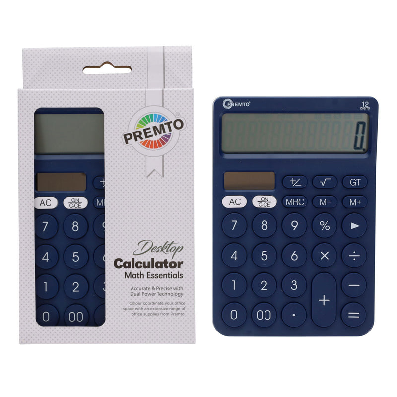 Premto Desktop Calculator - Admiral Blue