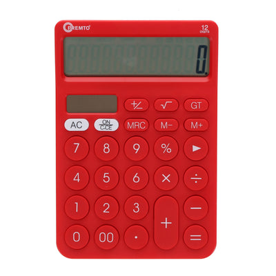 Premto Desktop Calculator - Ketchup Red