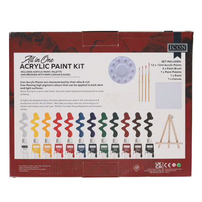 Icon Acrylic Paint Starter Set