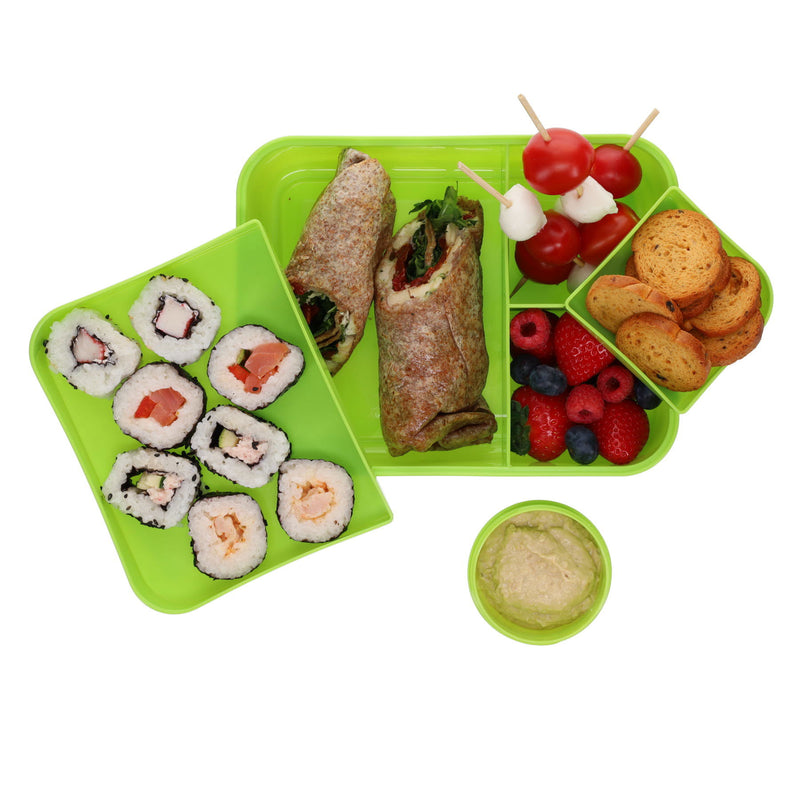 Premto Meal Box With Multicompartments - Caterpillar Green