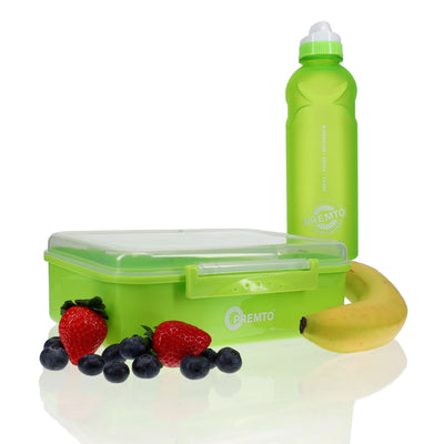 Premto Meal Box With Multicompartments - Caterpillar Green