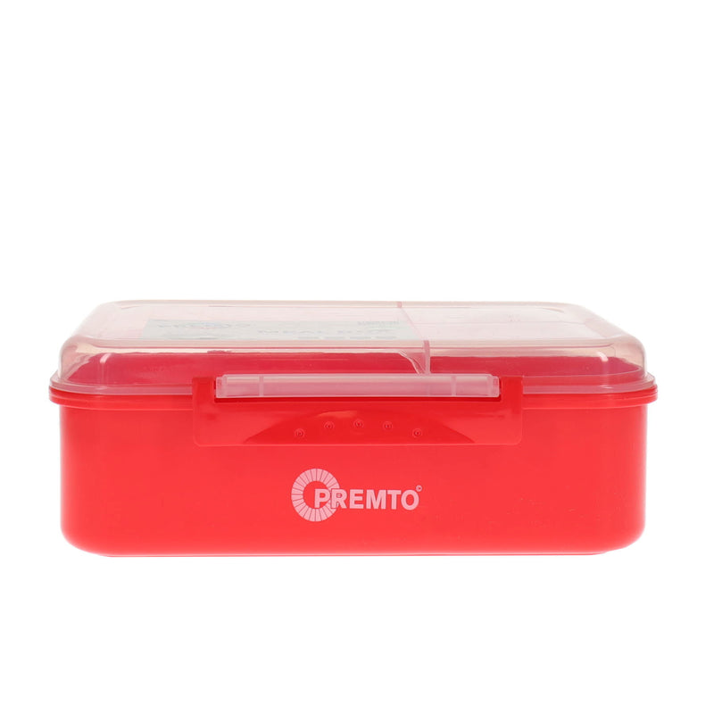 Premto Meal Box With Multicompartments - Ketchup Red