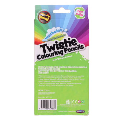 World of Colour Twistie Colouring Pencils - Pack of 10