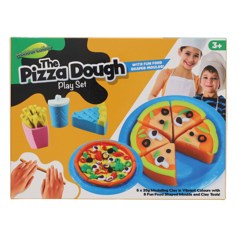 World of Colour The Pizza Dough Play Set - 6 x 20g