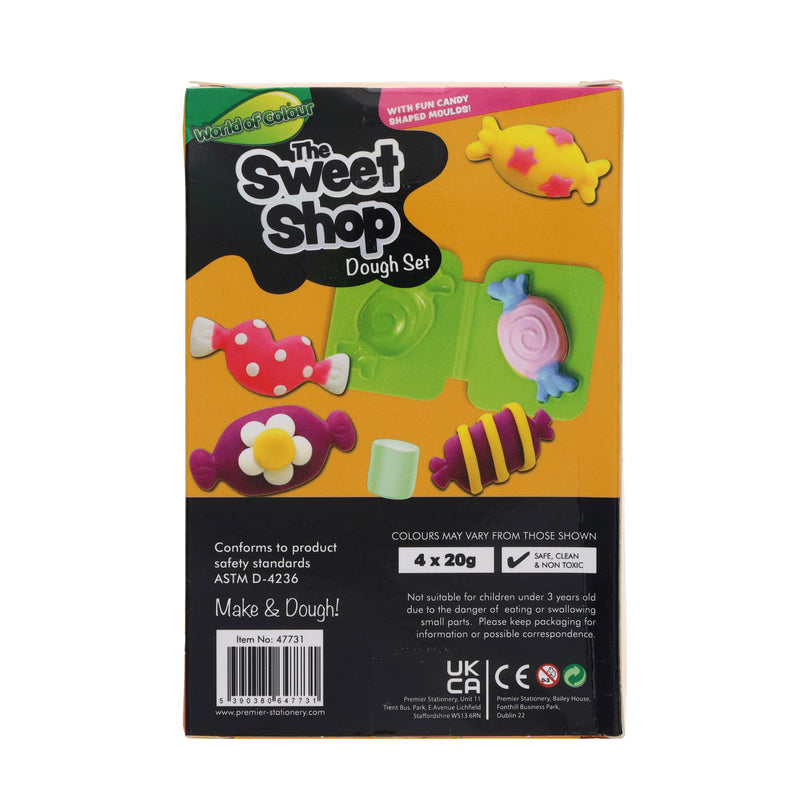 World of Colour The Sweet Shop Dough Set - 4 x 20g