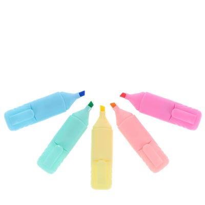 Pro:Scribe Pastel Mini Highlighters - Pack of 5