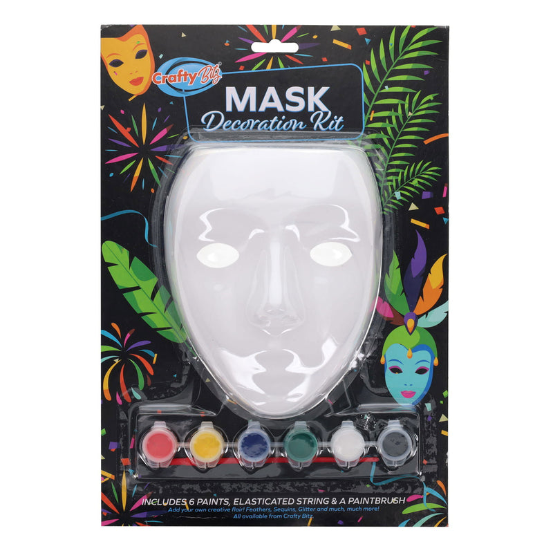 Crafty Bitz Mask Decoration Kit - 8 Pieces