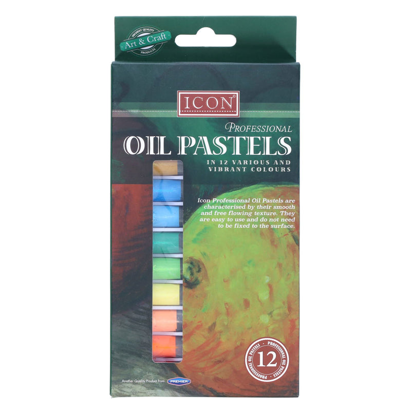 Icon Professional Oil Pastels - Box of 12