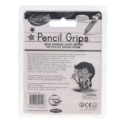 Clever Kidz Pencil Grips - Pack of 6