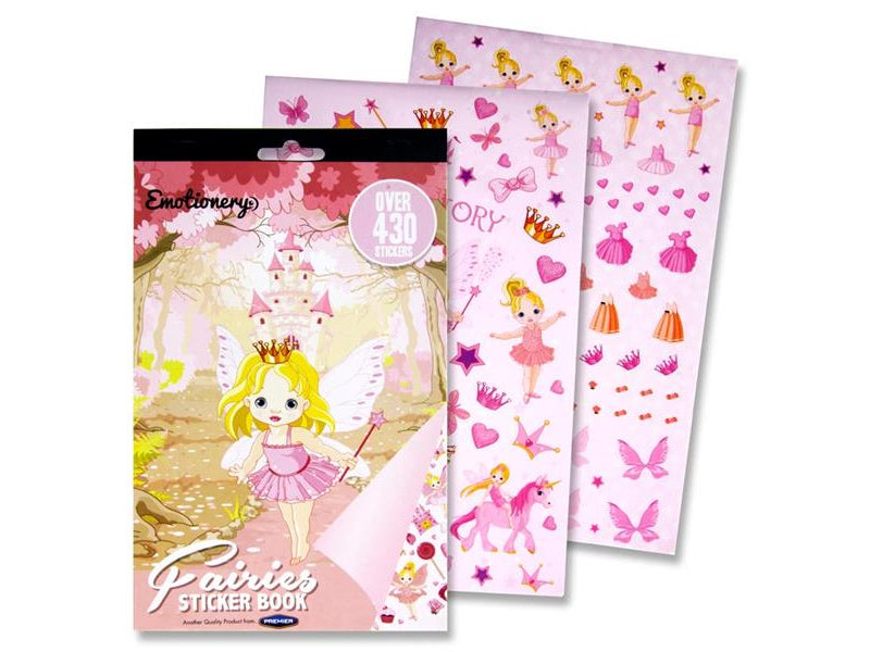 Emotionery Sticker Book - Fairies - 430+ Stickers