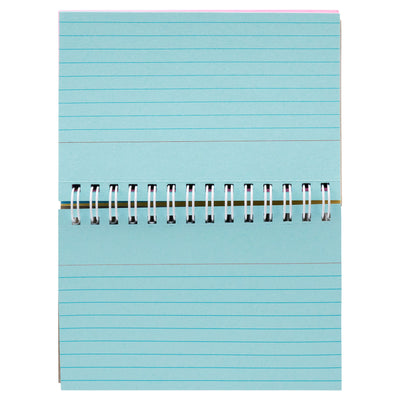 Concept 5x3 Spiral Ruled Index Cards - Colour - 50 Cards