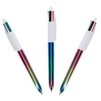 BIC 4 Colour Ballpoint Pens Gradient Design - Pack of 3