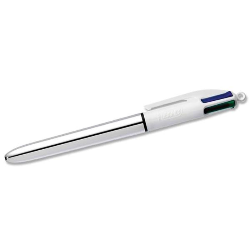 BIC 4 Colour Ballpoint Pen - Shine - Pack of 3