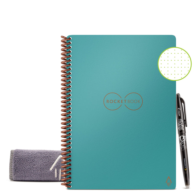 BIC A5 Rocketbook Core Executive Dotted - Teal - 36 Pages