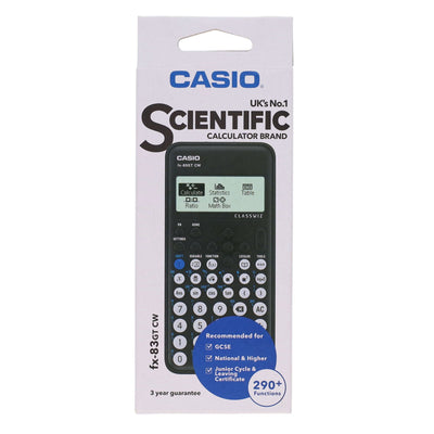 Casio Fx-83Gtcw Scientific Calculator - Black