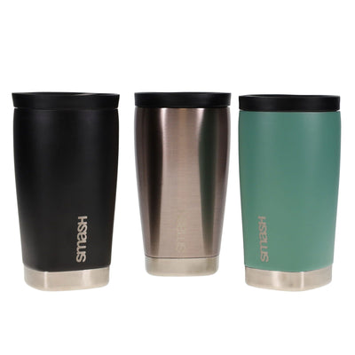 Smash Multipack | 350ml Stainless Steel Barista Buddy Coffee Flask - Pack of 3