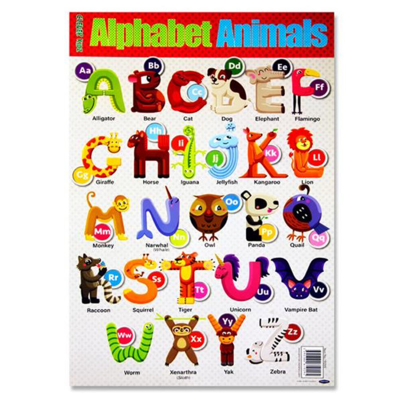 Clever Kids Wall Chart - Learn the Alphabet with Animals