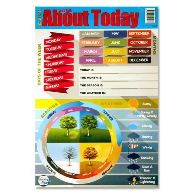 Clever Kidz Wall Chart - Weather