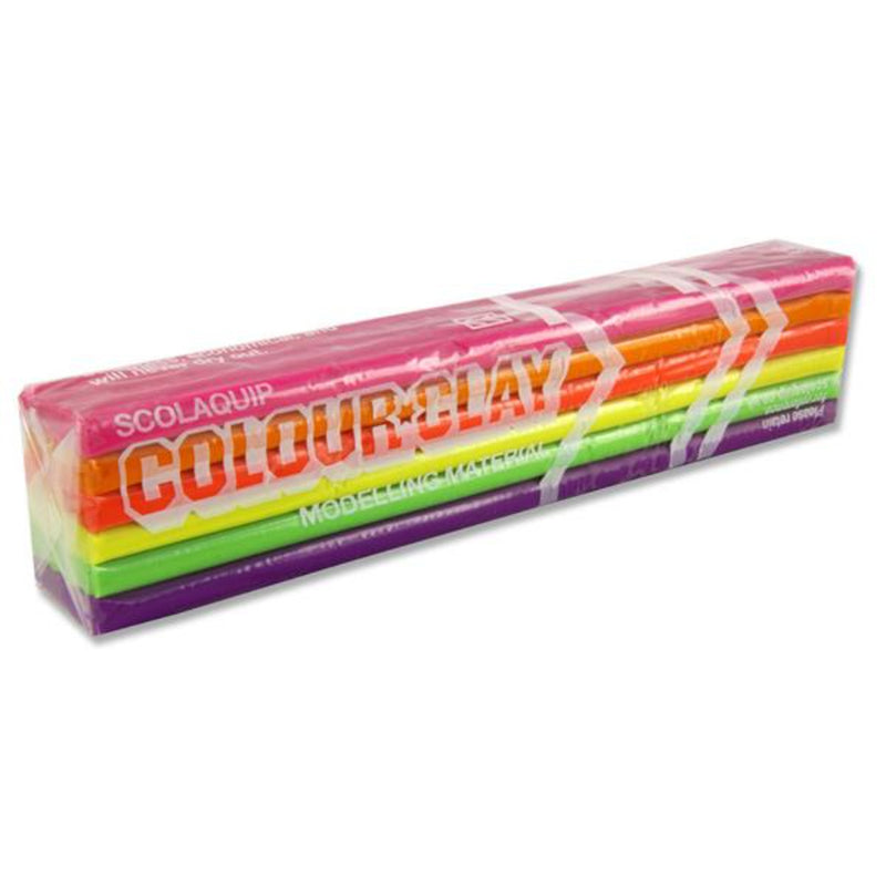 Scola Modelling Clay - Neon - 500g