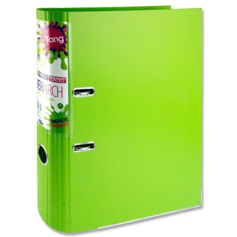 Premier Office A4 Curved Spine Lever Arch File - Green