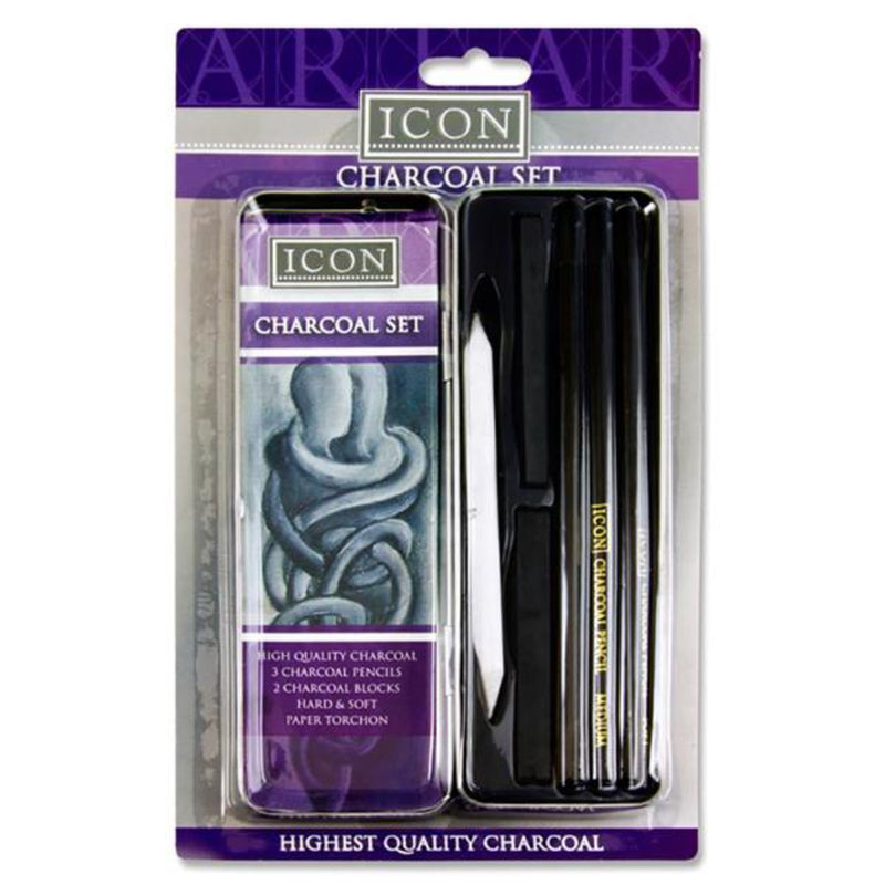 Icon Highest Quality Charcoal Set in Tin