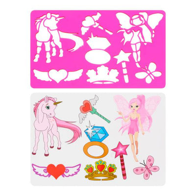 Crafty Bitz Stencils - Unicorn & Fairy