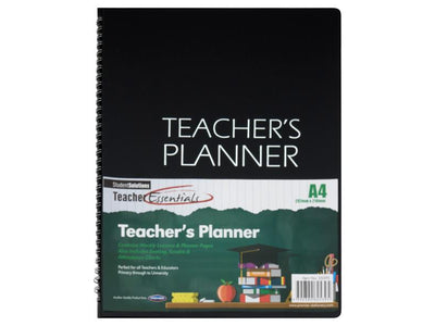 Student Solutions A4 Teacher's Planner - Black