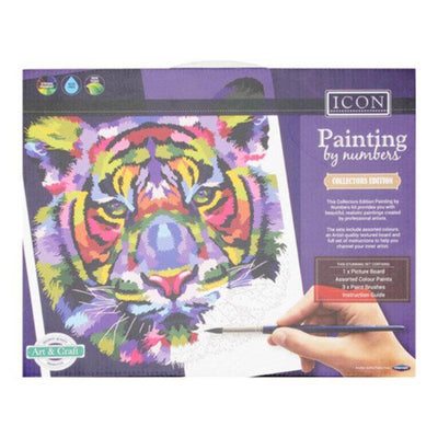 Icon Painting by Numbers Collector's Edition - Rainbow Tiger