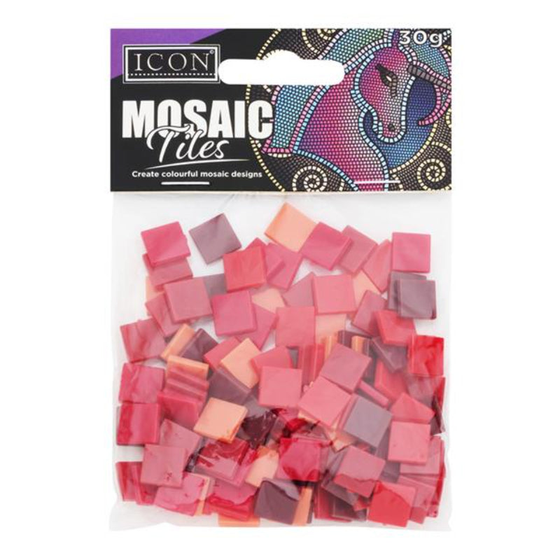 Icon Mosaic Tiles - Red