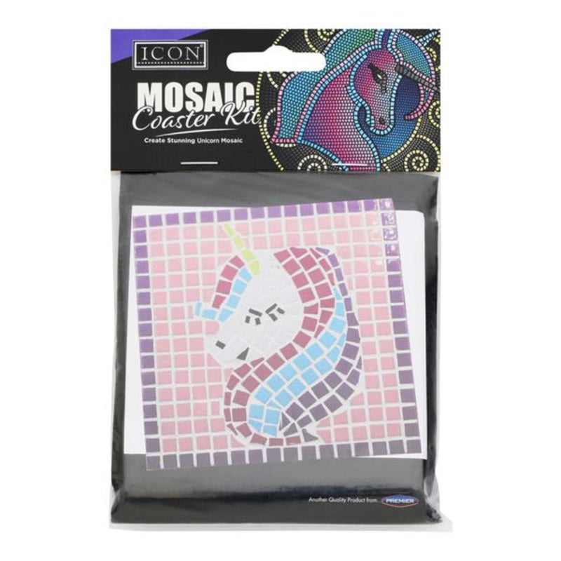 Icon Mosaic Coaster Kit - Unicorn