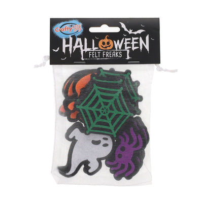 Crafty Bitz Halloween Felt Stickers - Freaks - Pack of 16