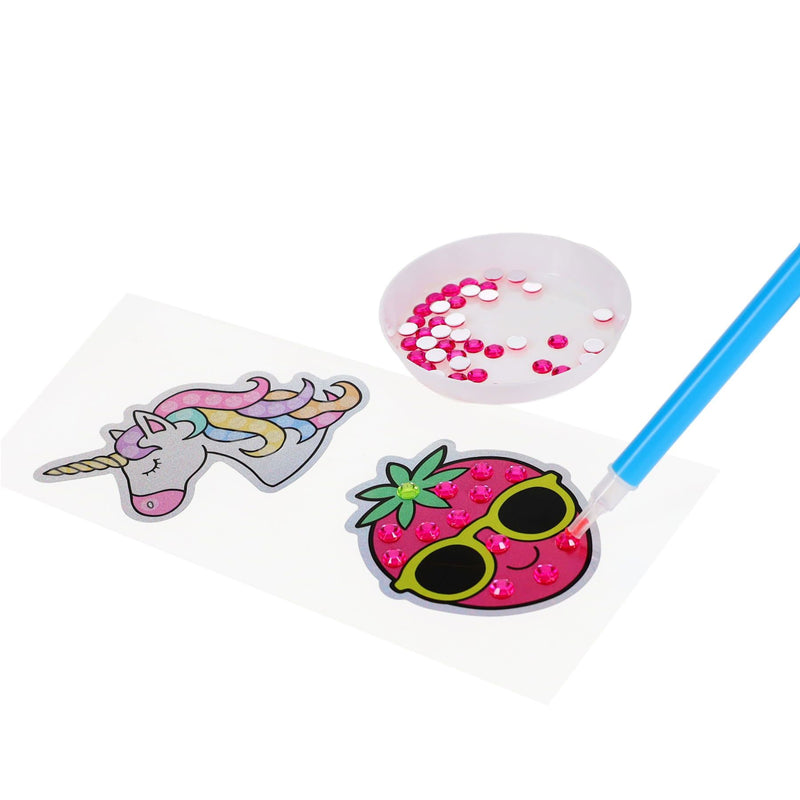 Crafty Bitz Create Your Own Gem Art Stickers - Rainbow Magic - Pack of 6