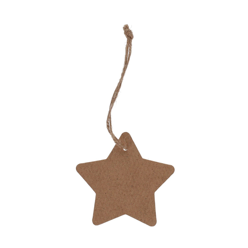 Icon Wooden Festive Decor - Star - Pack of 5