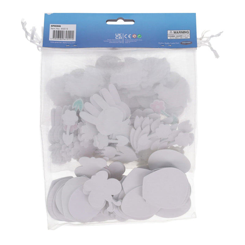 Crafty Bitz Foam Spring Self-Adhesive Stickers - 48g Bag