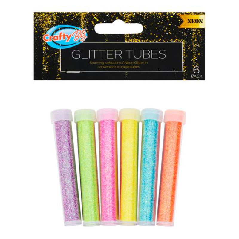 Icon Glitter Tubes - Neon - Pack of 6