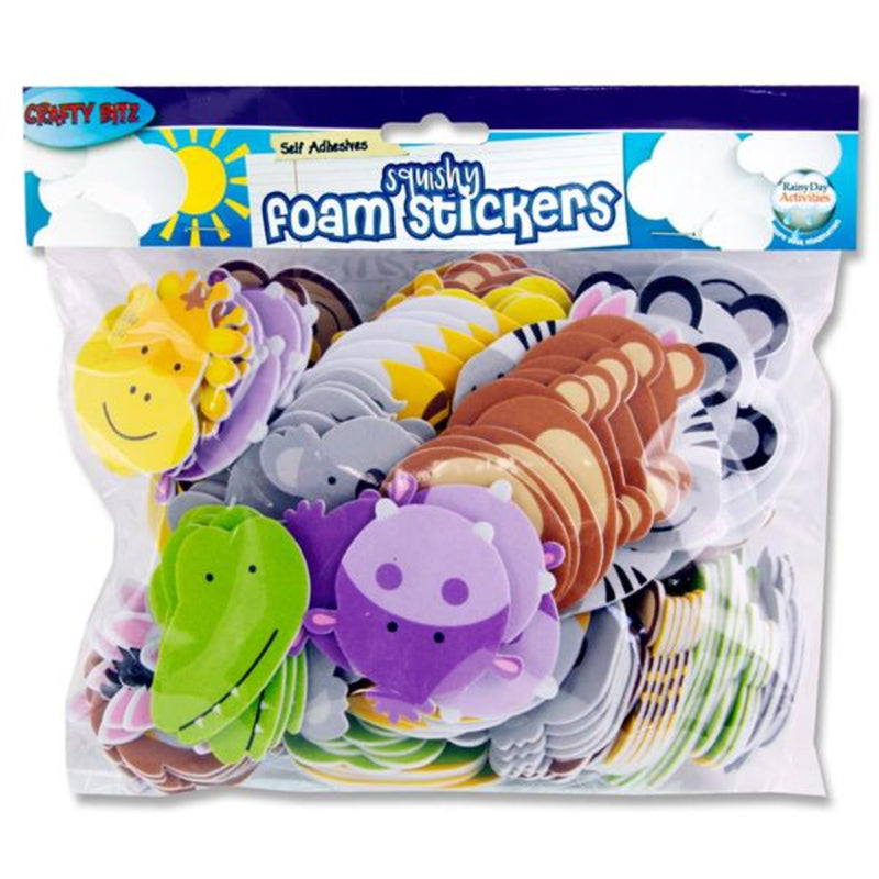 Crafty Bitz Squishy Foam Stickers - Sweets Animals