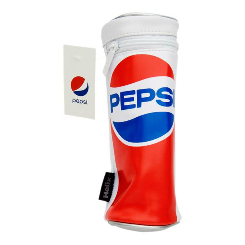 Helix Pepsi Upright Cylindrical Pencil Case - Red