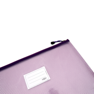 Premto B4+ Ultramesh Expanding Wallet with Zip - Grape Juice Purple