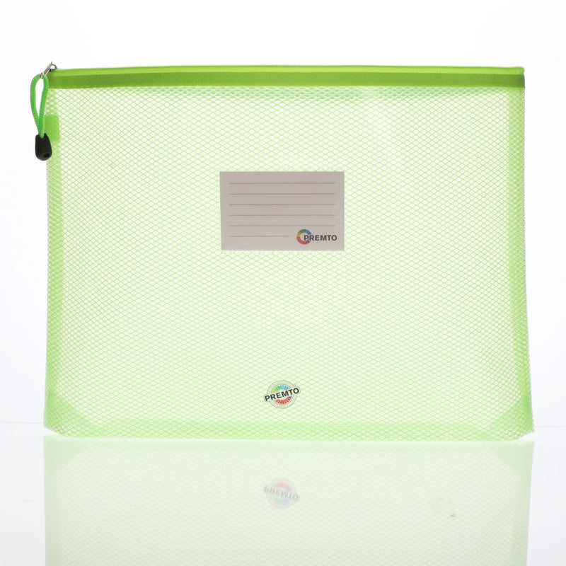 Premto B4+ Ultramesh Expanding Wallet with Zip - Caterpillar Green