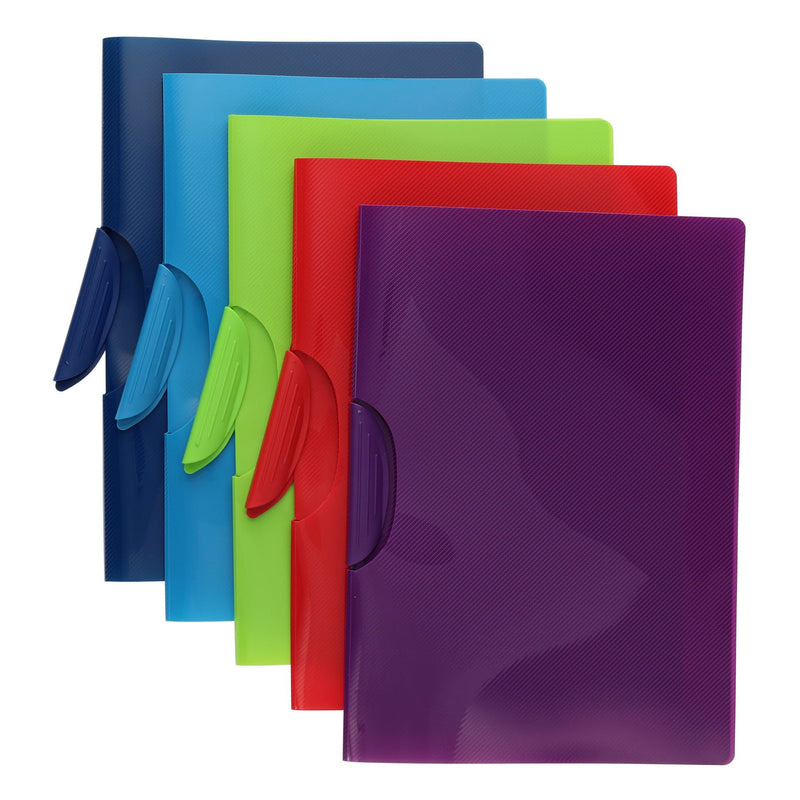 Premto Multipack | A4 Presentation Folder with Swing Clip - Pack of 5