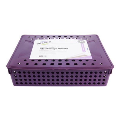 Premto A4 Heavy Duty File Storage - Grape Juice Purple