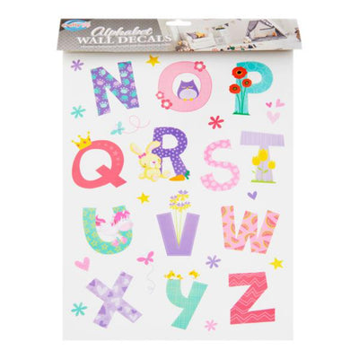 Clever Kidz Wall Stickers - 432mm x 298mm - Pastel Alphabet