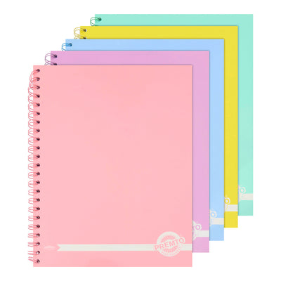 Premto Pastel A4 Wiro Notebook - 200 Pages - Mint Magic
