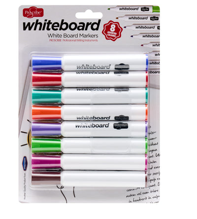 Pro:Scribe Dry Wipe Whiteboard Markers Intense - Pack of 8