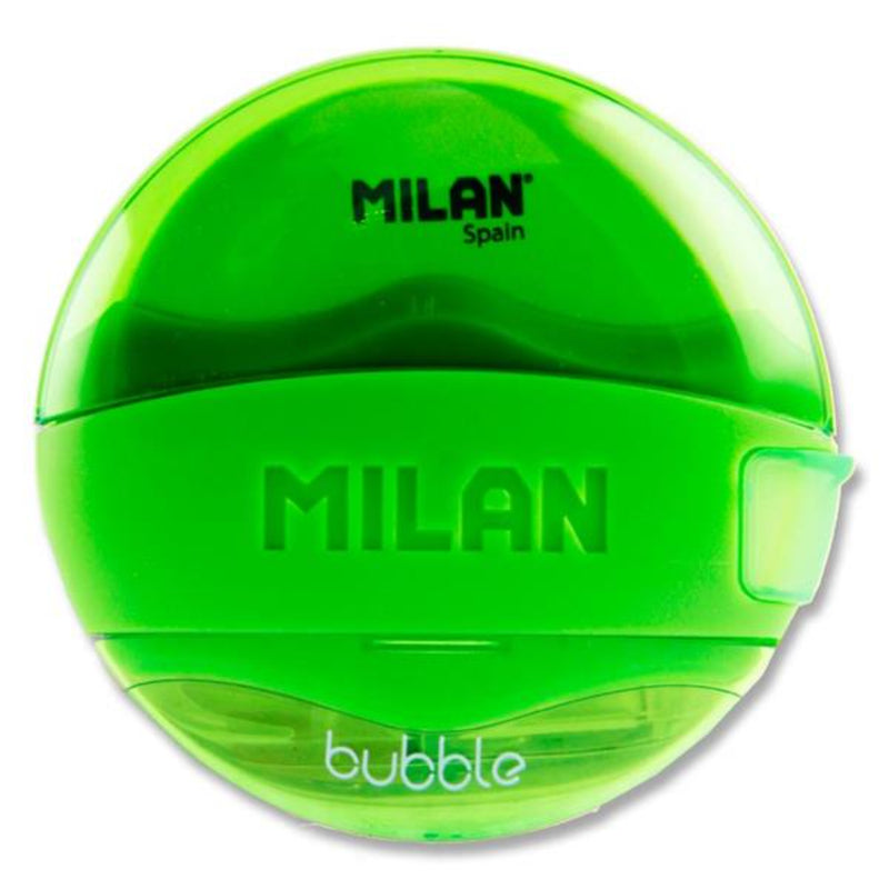 Milan Bubble Eraser & Sharpener - Green